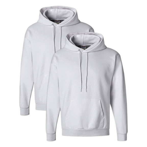 2 Pack ash Hanes Hoodie Mens Pullover Sweatshirt