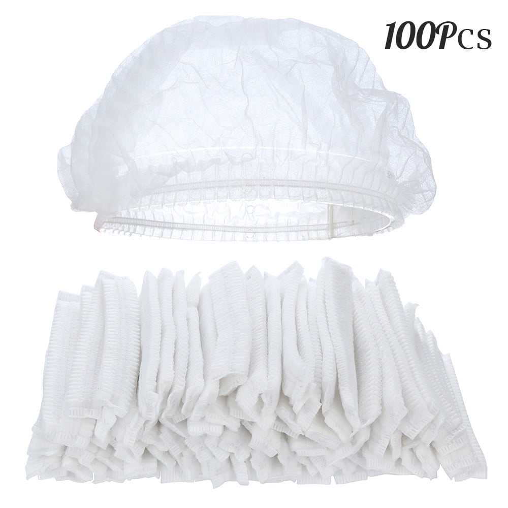 2 Pack by Malibure Apron Sleeve,100Pc Disposable NonWoven Paper Caps Chef Hat for Restaurant