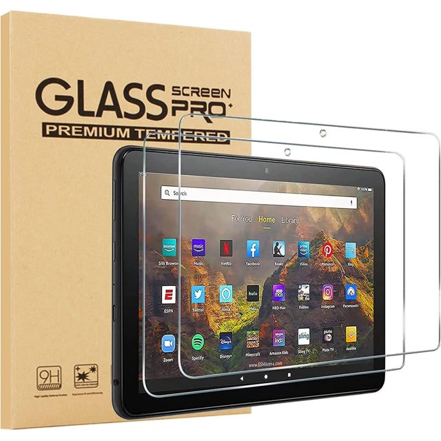 [2Pack] elitegadget Glass Screen Protector for Amazon Fire HD 10