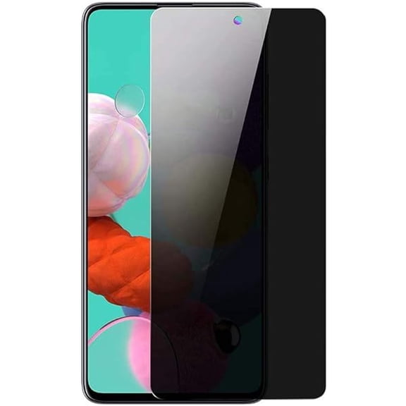 [2 Pack for Samsung Galaxy A71 5G SM-A716U Privacy Tempered Glass Screen Protector Anti-spy 9H Hardness Front Glass Protector