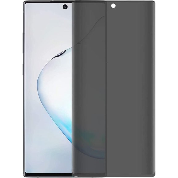 [2 Pack for Samsung Galaxy Note 10 Plus N975F N975U 3D Privacy Anti Spy Tempered Glass Screen Protector Anti-Scratch Protective Film