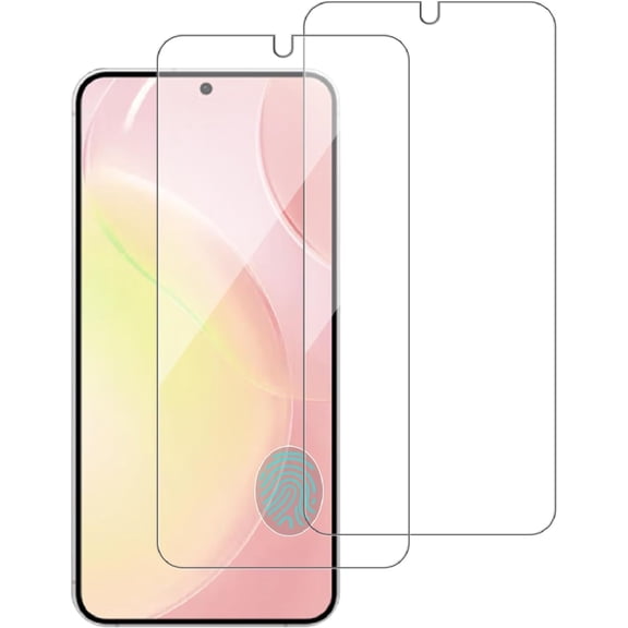 2 Pack for Samsung Galaxy S25 Plus Screen Protector, HD Clear Tempered Glass, Case Friendly, Bubble Free, Easy Installation