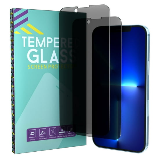 2 Pack for iPhone 14 Plus / Pro Max 6.7 Inch Screen Protector Anti Spy Privacy , 9H Hardness Anti Scratch No Bubble Easy Install