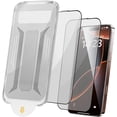 thumbnail image 1 of 2 Pack for iPhone 16 Pro Max Screen Protector Tempered Glass Film Auto-Alignment Kit, Auto Dust-Elimination 6.9 inch Easy Installation, 1 of 9