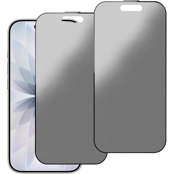 2 Pack for iPhone 16 Pro/iPhone 17 Privacy Matte Screen Protector Anti spy Tempered Glass Anti Glare Film 6.3 inch