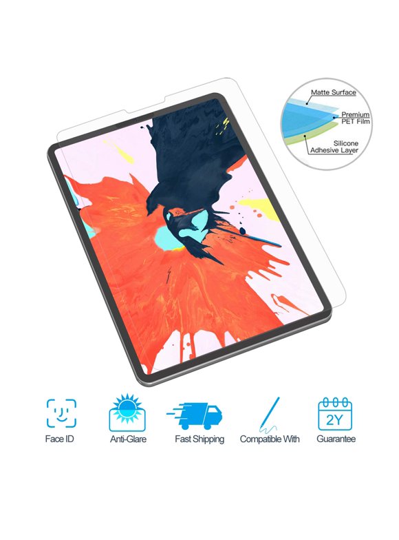 (2 Pack) iPad Pro 11 Screen Protector 2018, Allytech Crystal Clear Bubble Free Anti-Fingerprint Anti-Scratch Tempered Glass Screen Protector for Apple iPad Pro 11 Inch Tablet