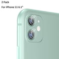 thumbnail image 1 of [2 Pack] iPhone 11 (6.1") Camera Lens Protector, Allytech High Clear Case Friendly Anti-scratch Transparent Tempered Glass Camera Lens Protector Film for Apple iPhone 11 6.1", 1 of 6