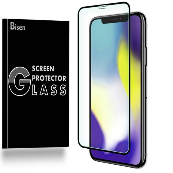 [2-Pack] For iPhone 11 Pro Max / iPhone XS Max [BISEN] FULL COVER Tempered Glass Screen Protector, Anti-Scratch, Anti-Shock, Shatterproof, Bubble Free