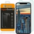 thumbnail image 1 of [2-Pack] For iPhone 11 Pro Max / iPhone XS Max - SuperGuardZ Anti Blue Light [Eye Protection] Tempered Glass Screen Protector, Anti-Scratch, 9H Hardness, Anti-Bubble, Anti-Shock + Installation Tray, 1 of 4