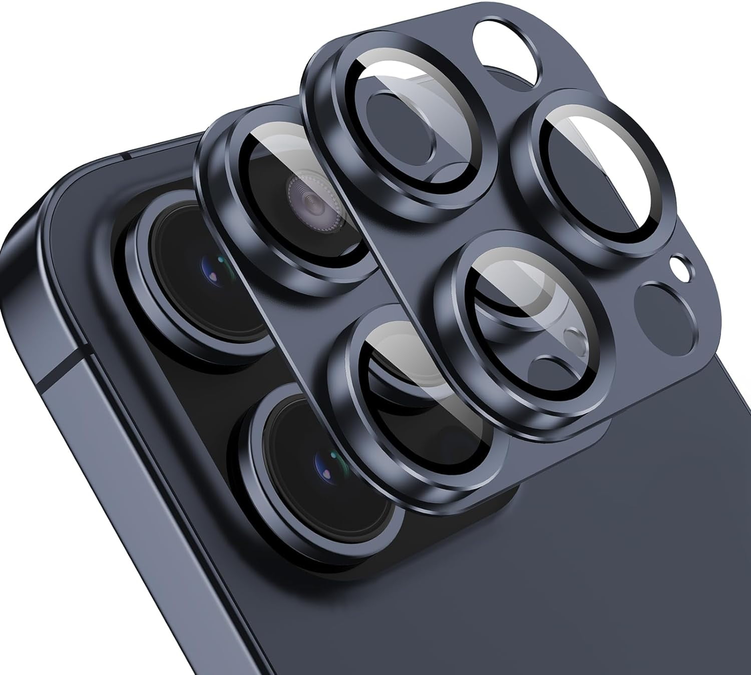 2 Pack for iPhone 15 Pro/iPhone 15 Pro Max Camera Lens Protector, [Drop ...