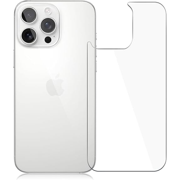 2 Pack iPhone 16 Pro Max Back Screen Protector, Anti Scratch/Bubble Tempered Glass, 6.9 inch