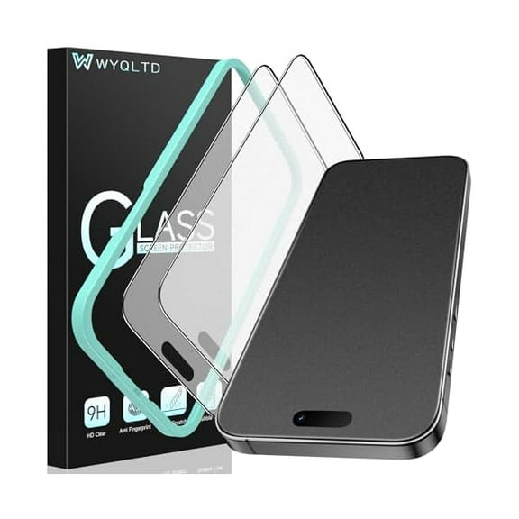 2 Pack for iPhone 16 Pro Max Matte Screen Protector Glass, Anti Glare, Anti Fingerprint, Shatterproof Sensitive Touch Quick Installation (Not Compatible for iPhone 16 Pro)