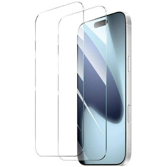 2 Pack for iPhone 17/17 Air/17 Pro/17 Pro Max Screen Protector, 9H Ultra Clear Tempered Glass Screen Protector for iPhone 17 Pro Max, Easy Installation, Bubble Free