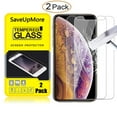thumbnail image 1 of [2-Pack] iPhone XS Max Screen Protector, Screen Protector For 6.5" iPhone XS Max, Njjex 9H HD Ultra Clear Anti-Bubble Scratch Proof Tempered Glass Screen Protector For iPhone Xs Max 6.5" 2018, 1 of 5