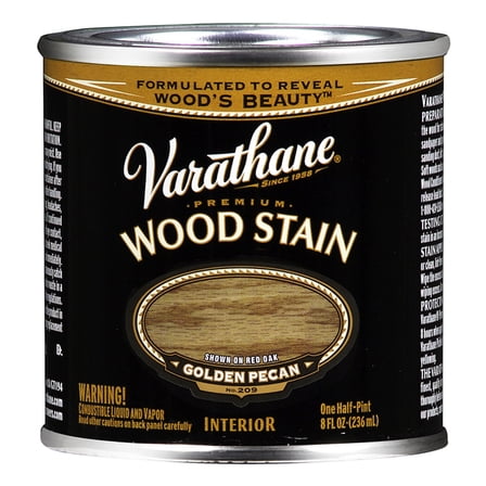 2-Pack of 1/2 pt Rust-Oleum 211757 Golden Pecan Varathane Oil-Based Interior Wood Stain