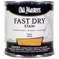 2-Pack of 1/2Pt Old Masters 60616 Maple Fast Dry Stain Oil-Based Wood Stain