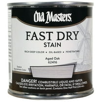 2-Pack of 1/2Pt Old Masters 62416 Aged Oak Fast Dry Stain Oil-Based Wood Stain