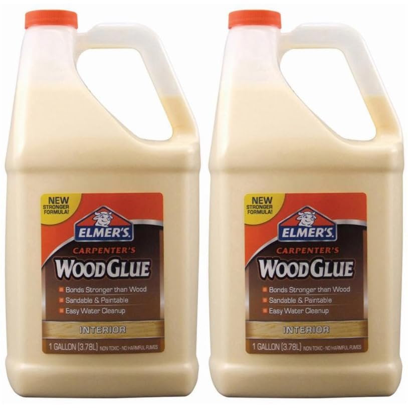 2-Pack of 1 gal Elmer's E7050 Carpenter's Interior Wood Glue