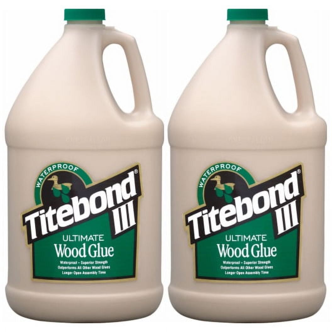 2 Pack of 1 gal Franklin International 1416 Titebond III Ultimate Wood
