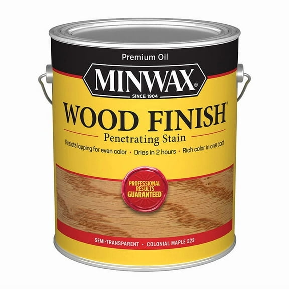 2-Pack of 1 gal Minwax 71005 Colonial Maple Wood Finish Penetrating Oil-Based Wood Stain