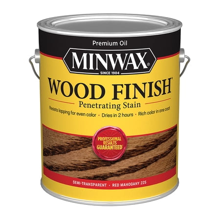 2-Pack of 1 gal Minwax 71007 Red Mahogany Wood Finish Penetrating Oil-Based Wood Stain