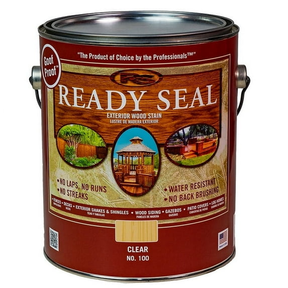 2-Pack of 1 gal Ready Seal 100 Clear Exterior Stain & Sealer For Wood