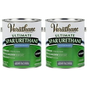 2-Pack of 1 gal Rust-Oleum Brands 250131 Clear Varathane, Diamond Water-Based Spar Urethane, Semi-Gloss