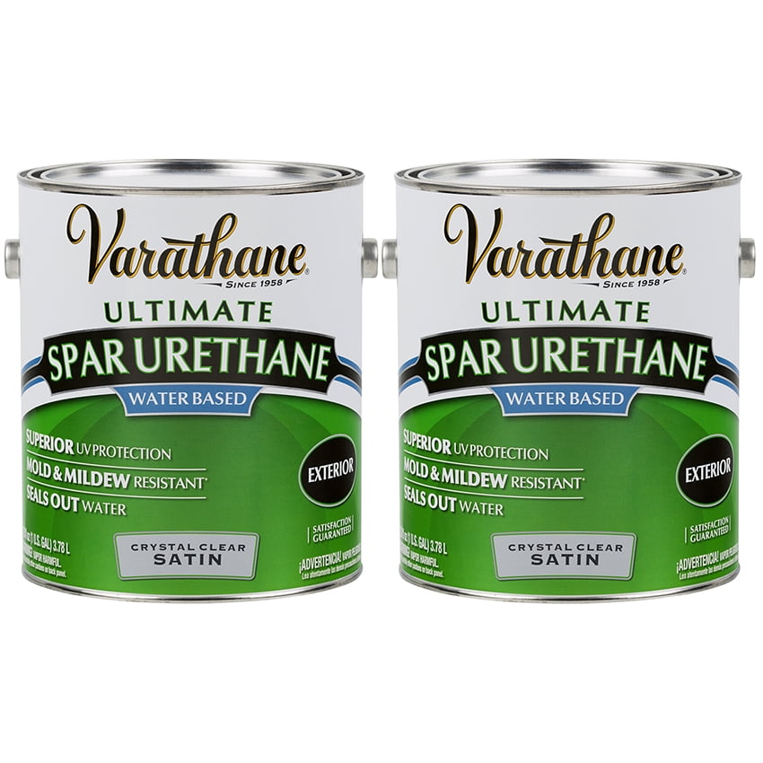 2Pack of 1 gal RustOleum Brands 250231 Clear Varathane, Diamond Water