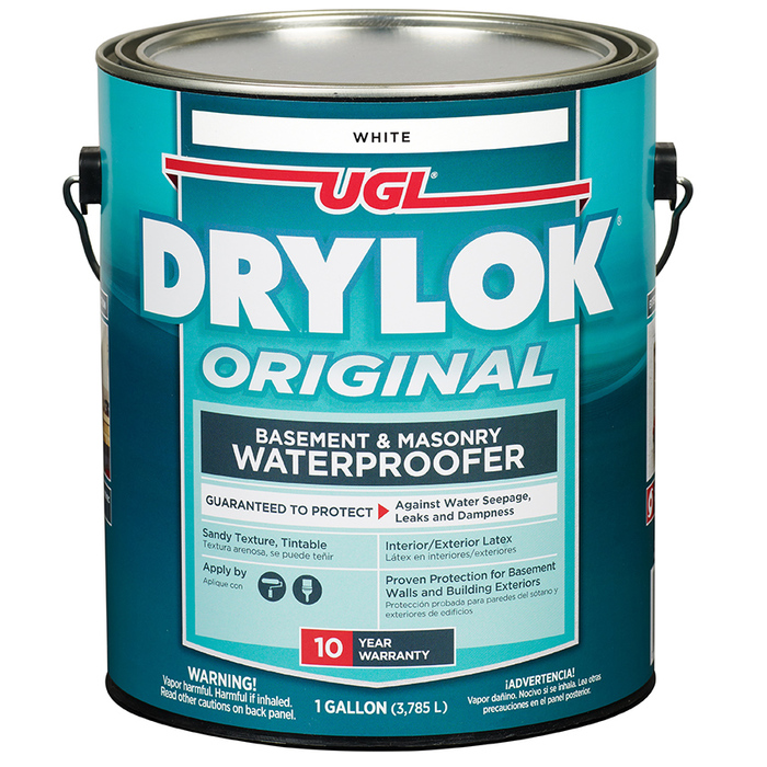 2-Pack of 1 gal UGL 27513 White Drylok Latex-Based Masonry Waterproofer