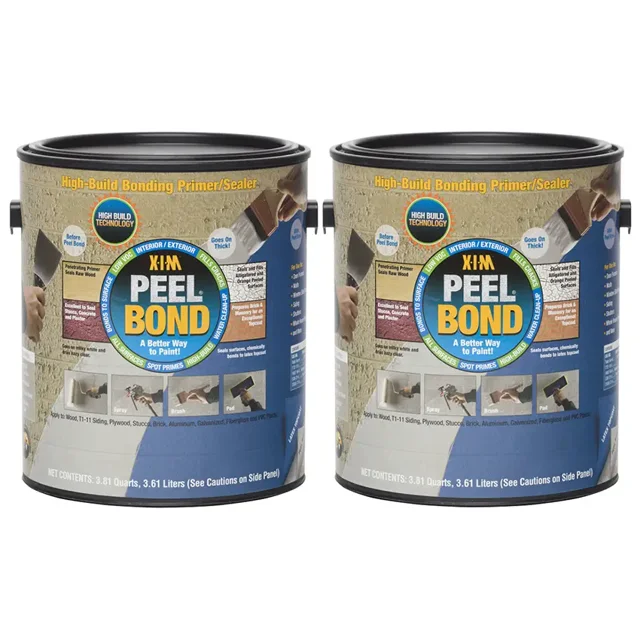 2 Pack of 1 gal XIM Products 11461 Clear XIM, Peel Bond WaterBased