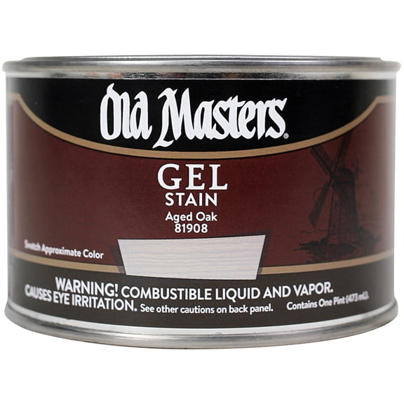 2-Pack of 1 pt Old Masters 81908 Aged Oak Gel Stain Oil-Based Stain