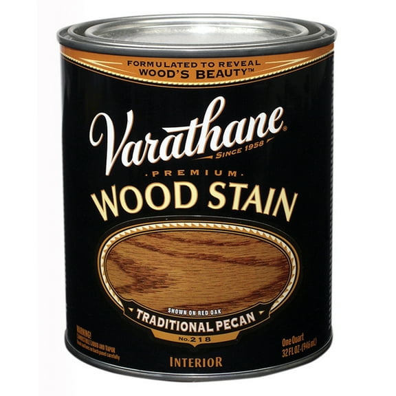 2-Pack of 1 qt Rust-Oleum 211713H Traditional Pecan Varathane Oil-Based Interior Wood Stain