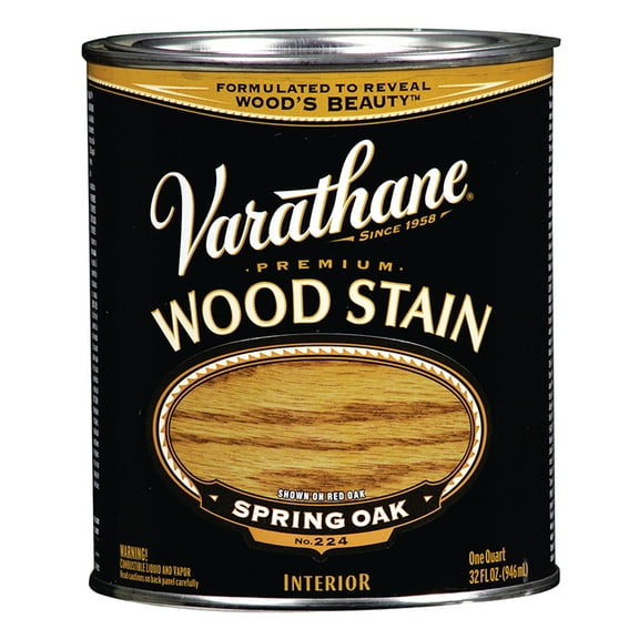 2-Pack of 1 qt Rust-Oleum 211715H Spring Oak Varathane Oil-Based Interior Wood Stain