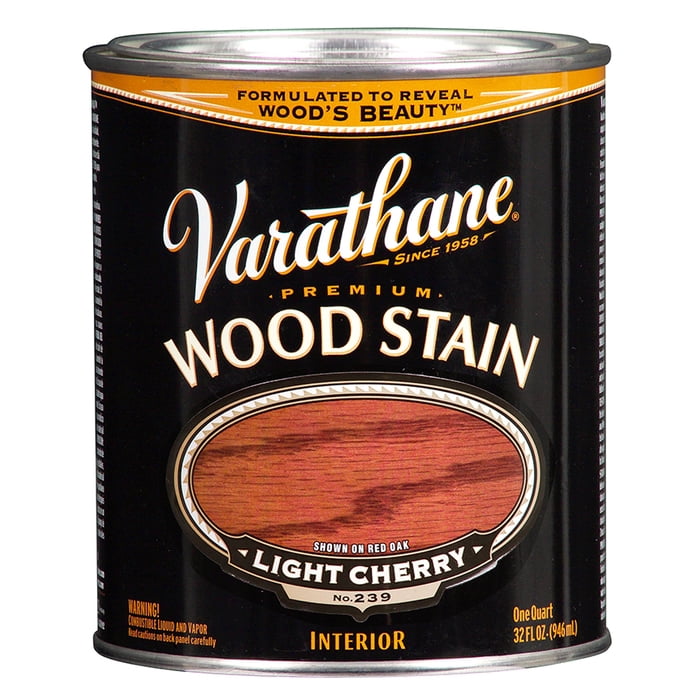 2-Pack of 1 qt Rust-Oleum 211720H Light Cherry Varathane Oil-Based ...