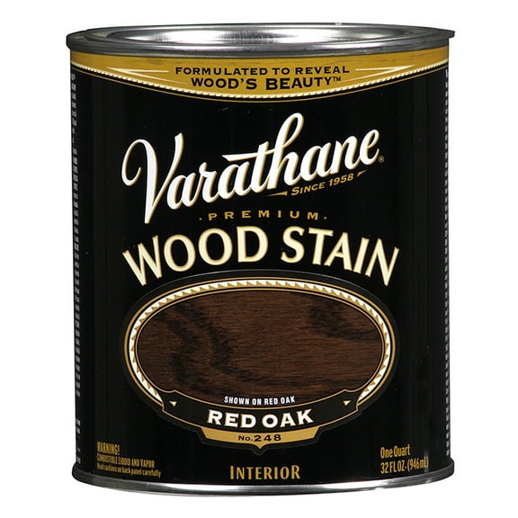 2-Pack of 1 qt Rust-Oleum 211723H Red Oak Varathane Oil-Based Interior Wood Stain