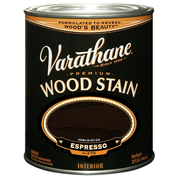 2-Pack of 1 qt Rust-Oleum 241412H Espresso Varathane Oil-Based Interior Wood Stain