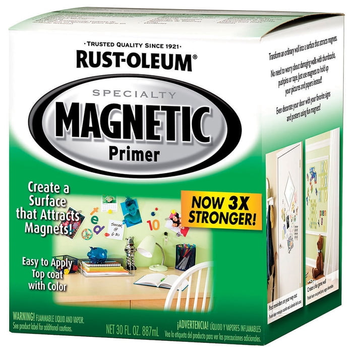2-Pack of 1 qt Rust-Oleum 247596 Magnetic Specialty Magnetic Primer