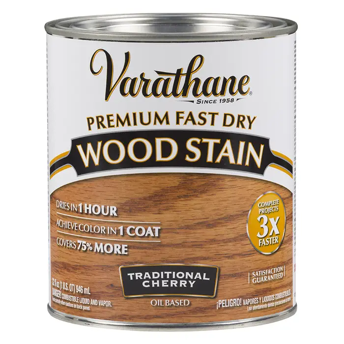 2-Pack of 1 qt Rust-Oleum 262008 Traditional Cherry Varathane Premium ...
