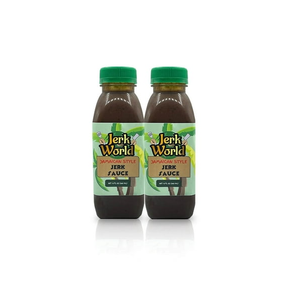 2 Pack of (12oz) Jerk World Jerk Sauce & Marinade