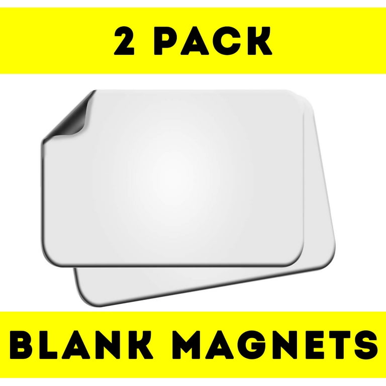 13×19 Blank Magnets (2 Pack) Premium Blank Car Magnets for Cars, SUVs, to Advertise Business and Cover Comapany Logo (FOR HOA) Rounded Corners