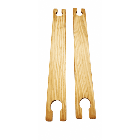2 Pack of 20 Inch Weaving Stick Shuttles Free Weaving Needle 3 Tools Total