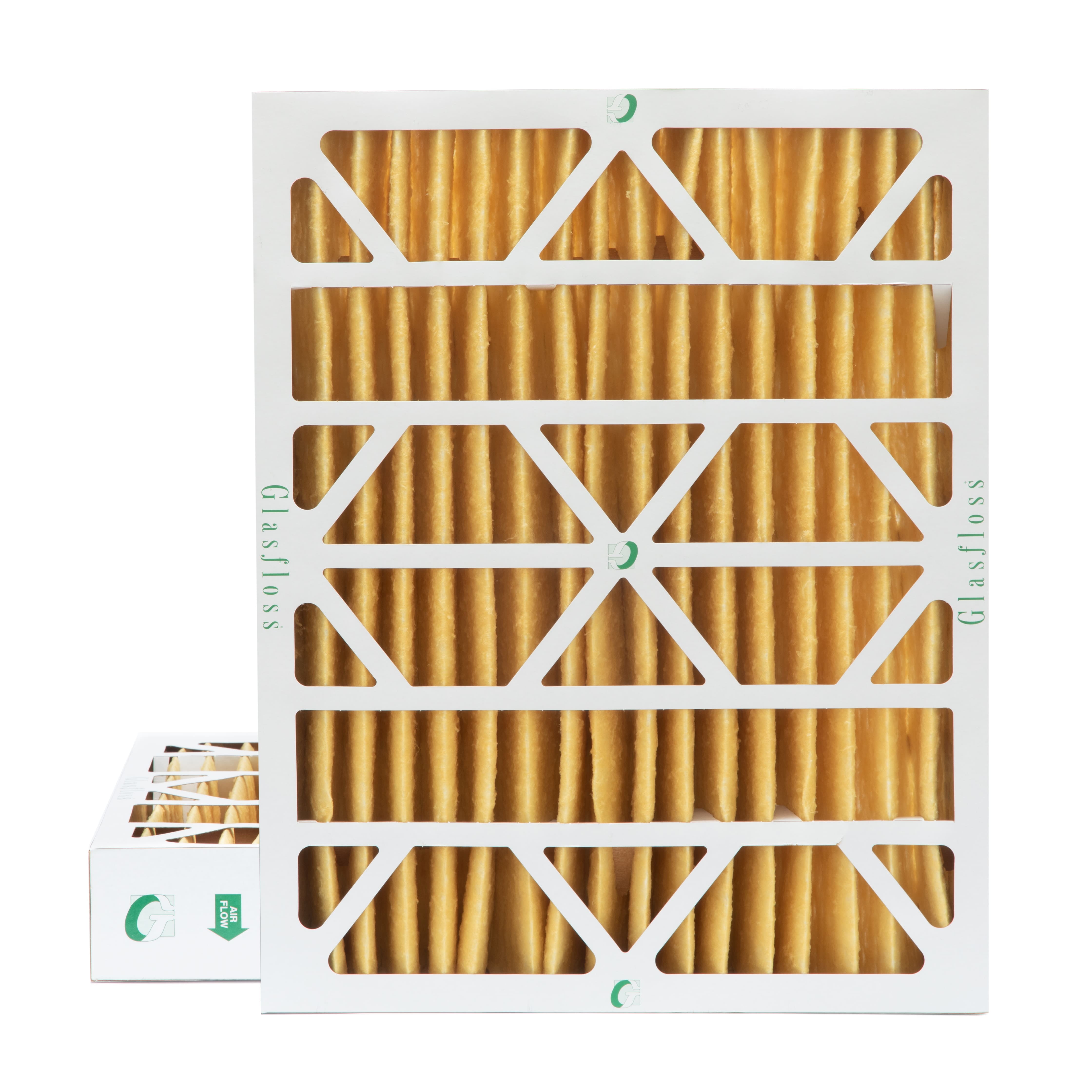 Glasfloss ZL Series MERV 10 Air Filter - 2 Pack, 20x25x4, Replacement For Honeywell F-40R