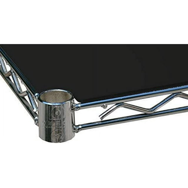 2 Pack of 21 Deep x 60" Wide Black Shelf Liner