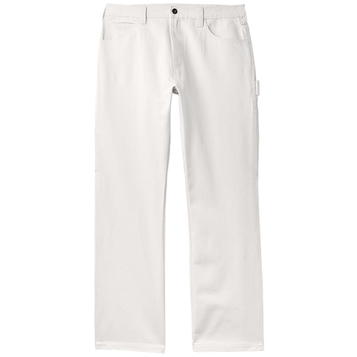 Dickies Relaxed Fit White Cotton Painter's Pants, 4-Pack