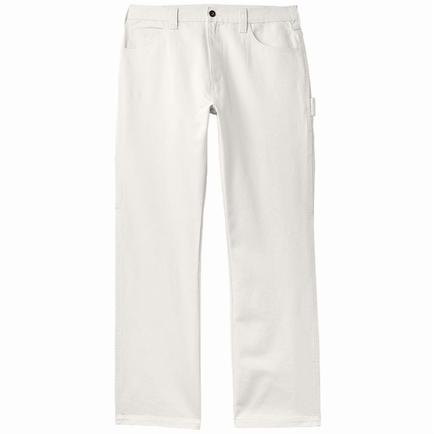 Dickies Relaxed Fit White Cotton Painter's Pants, 4-Pack, 34x32