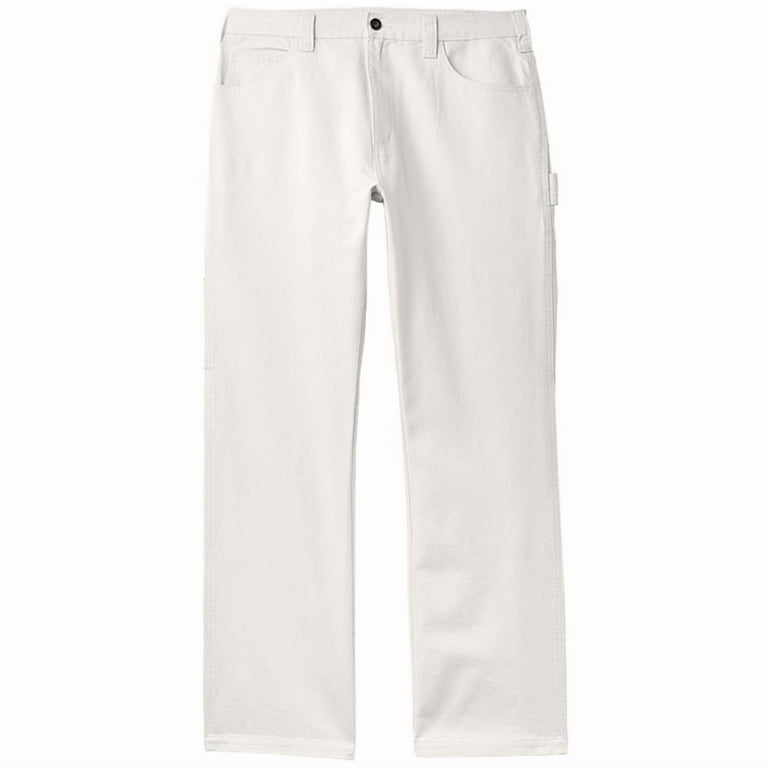2-Pack of 34” x 32” Dickies 1953-34X32 Painter's Pants White