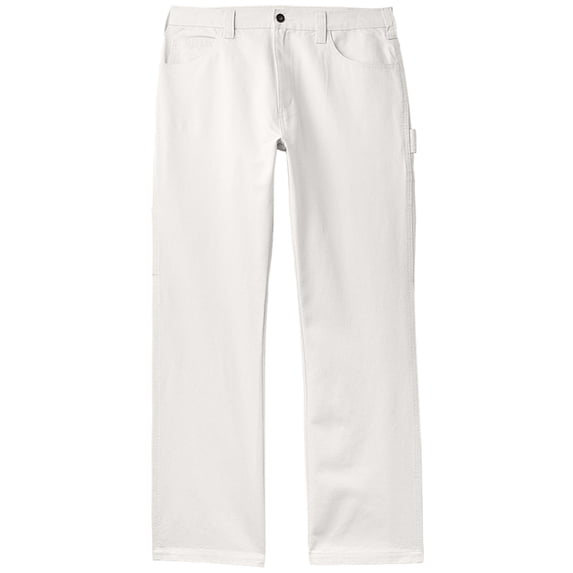 2-Pack of 36” x 34” Dickies 1953-36X34 Painter’s Pants White Cotton Men’s Relaxed Fit