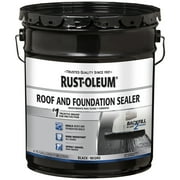 2-Pack of 4.75 gal Rust-Oleum 347434 Black Roofing 310 Roof and Foundation Coating