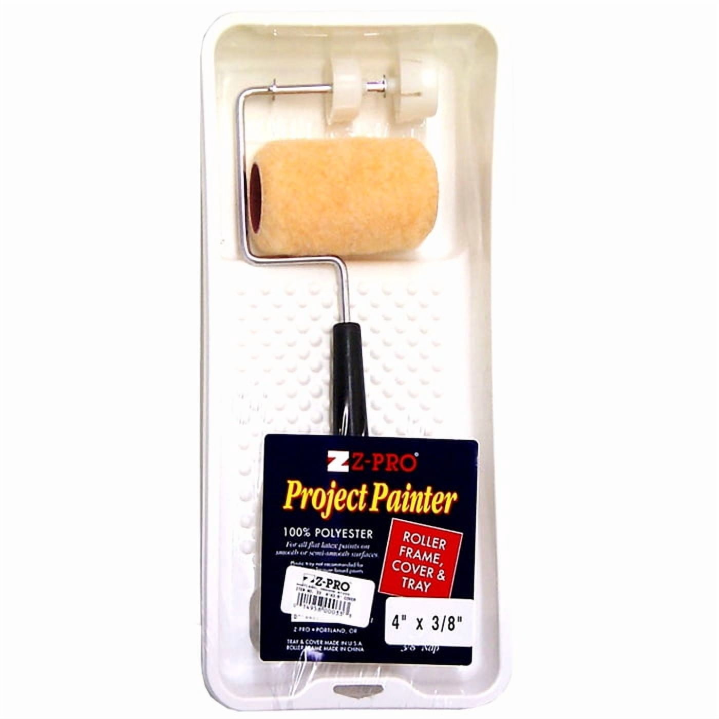 2-Pack of 4” x 3/8” Nap Premier 38 Project Painter Mini-Roller Painting ...