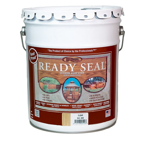 2-Pack of 5 gal Ready Seal 500 Clear Exterior Stain & Sealer For Wood